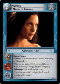 lotr tcg lotr promotional arwen maiden of rivendell d