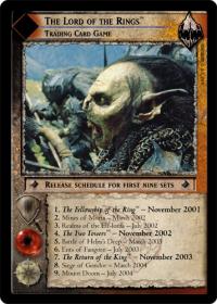 lotr tcg lotr promotional the lord of the rings trading card game m