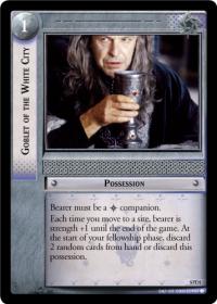 lotr tcg lotr promotional goblet of the white city spd