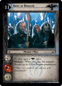 lotr tcg lotr promotional army of dunland w