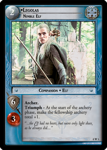 Legolas, Nimble Elf (W)