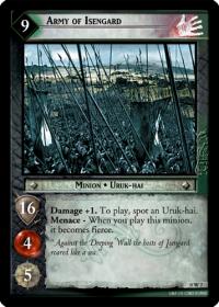 lotr tcg lotr promotional army of isengard w