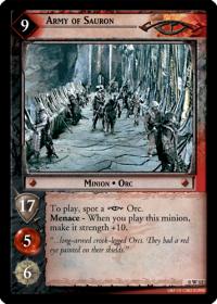 lotr tcg lotr promotional army of sauron w