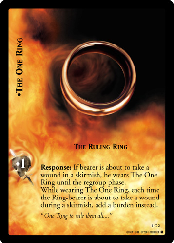 The One Ring, The Ruling Ring (FOIL) 1C2