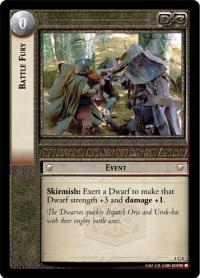 lotr tcg fellowship of the ring foils battle fury foil