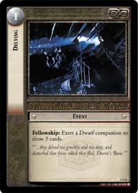 lotr tcg fellowship of the ring foils delving foil