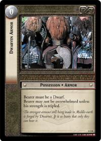 lotr tcg fellowship of the ring foils dwarven armor foil