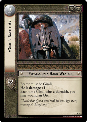 Gimli's Battle Axe (FOIL)