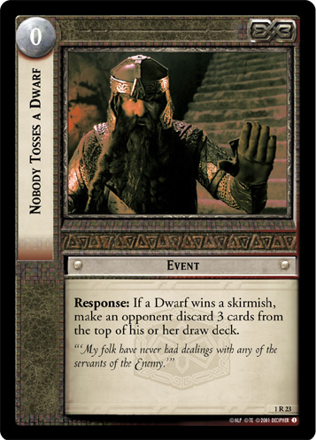 Nobody Tosses a Dwarf (FOIL)