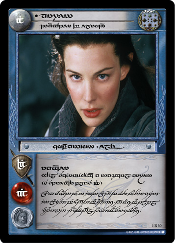 Arwen, Daughter of Elrond (Tengwar)