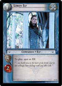 lotr tcg fellowship of the ring foils lorien elf