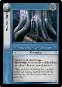 lotr tcg fellowship of the ring foils mallorn trees foil