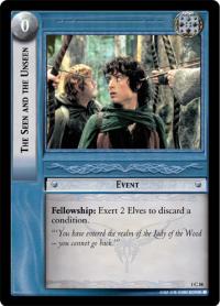 lotr tcg fellowship of the ring foils the seen and the unseen foil