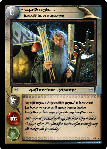 Gandalf, Friend of the Shirefolk (Tengwar)