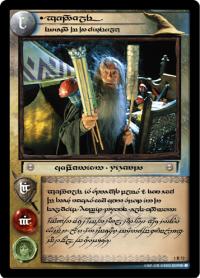 lotr tcg fellowship anthology gandalf friend of the shirefolk tengwar