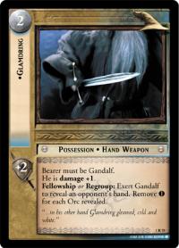 lotr tcg fellowship of the ring foils glamdring foil