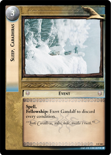 Sleep, Caradhras (FOIL)