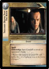 lotr tcg fellowship of the ring foils treachery deeper than you know foil