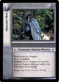 lotr tcg fellowship of the ring foils aragorn s bow foil