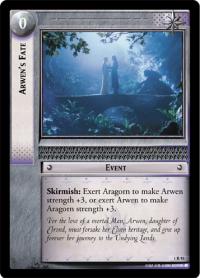 lotr tcg fellowship of the ring foils arwen s fate foil