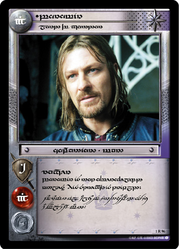 Boromir, Lord of Gondor (Tengwar)