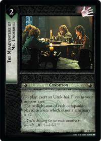 lotr tcg fellowship of the ring foils the misadventure of mr underhill foil