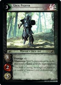 lotr tcg fellowship of the ring foils uruk fighter foil