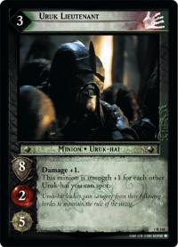 lotr tcg fellowship of the ring foils uruk lieutenant foil