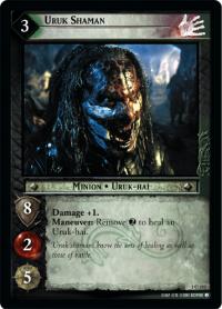 lotr tcg fellowship of the ring foils uruk shaman foil