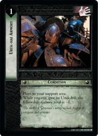 lotr tcg fellowship of the ring foils uruk hai armory foil