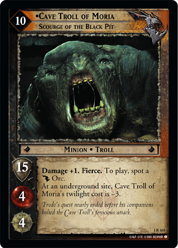 Cave Troll of Moria, Scourge (FOIL)