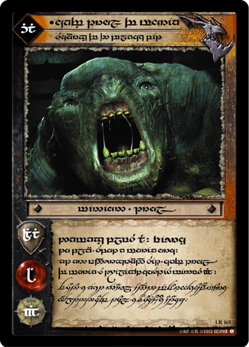 Cave Troll of Moria, Scourge of the Black Pit