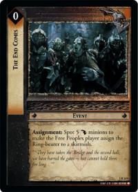 lotr tcg fellowship of the ring the end comes
