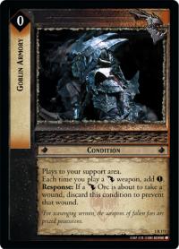 lotr tcg fellowship of the ring goblin armory