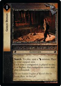 lotr tcg fellowship of the ring goblin domain