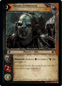 lotr tcg fellowship of the ring foils guard commander foil