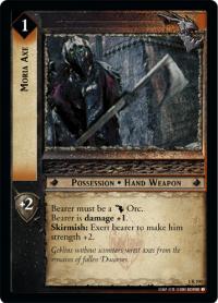 lotr tcg fellowship of the ring moria axe