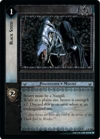 lotr tcg fellowship of the ring foils black steed foil