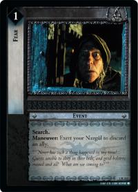 lotr tcg fellowship of the ring fear