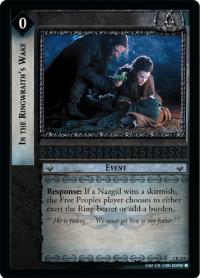 lotr tcg fellowship of the ring foils in the ringwraith s wake foil