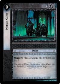 lotr tcg fellowship of the ring foils morgul gates foil