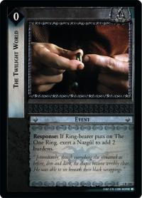 lotr tcg fellowship of the ring foils the twilight world foil