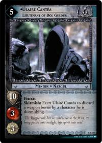 lotr tcg fellowship of the ring foils ulaire cantea lieutenant of dol guldur foil