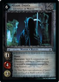 lotr tcg fellowship of the ring foils ulaire enqu a lieutenant of morgul foil