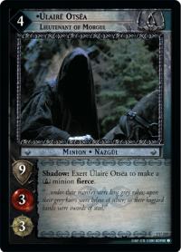 lotr tcg fellowship of the ring foils ulaire ost a lieutenant of morgul foil