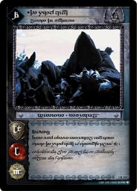 lotr tcg fellowship anthology the witch king lord of angmar tengwar