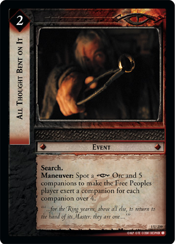 All Thought Bent on It (FOIL)