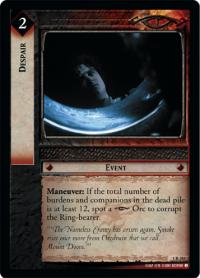 lotr tcg fellowship of the ring despair lotr