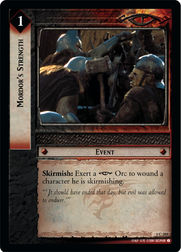 Mordor's Strength (FOIL)