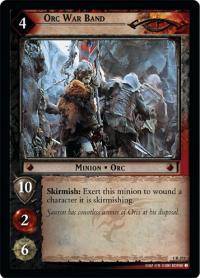 lotr tcg fellowship of the ring orc war band